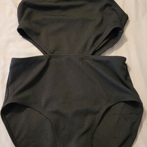 Black Cutout Swimsuit